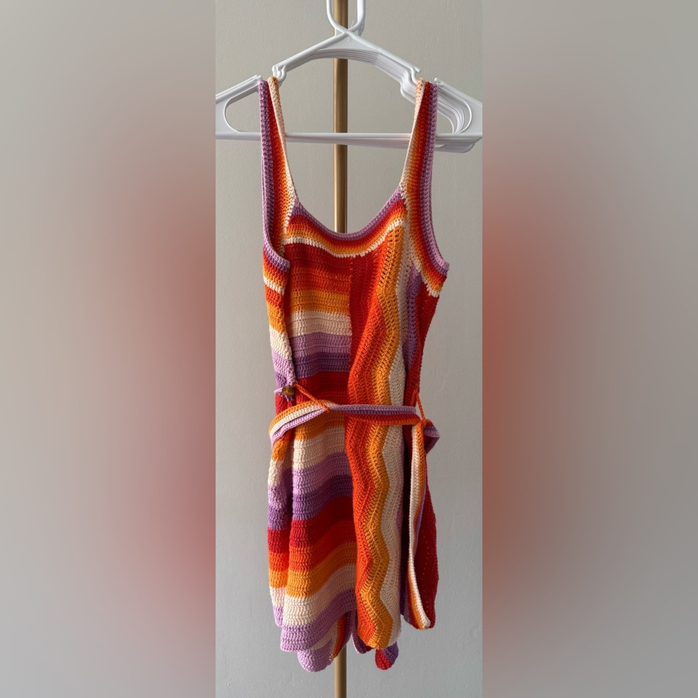 Farm Rio Crochet Mini Dress - Picture 9 of 10